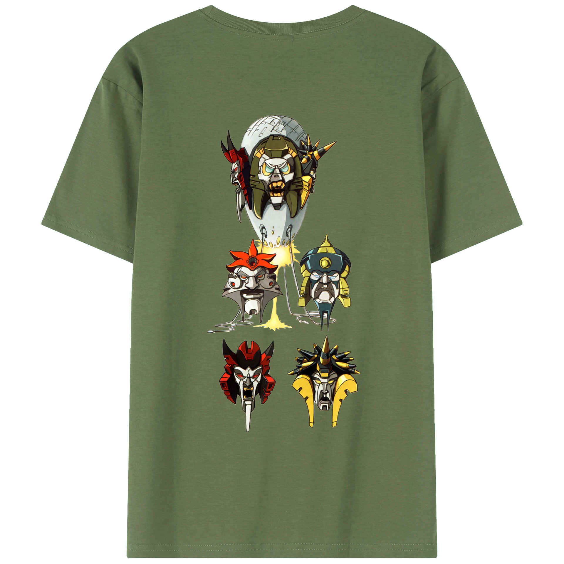 （画像用）  綿100％ メンズ半袖Tシャツ（バックプリント） 通気性
